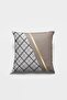 Beige Hidden Zipper Decorative Double Sided Throw Pillow Pillow Case Premium Fabric 43x43cm Krl1017