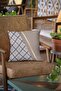 Beige Hidden Zipper Decorative Double Sided Throw Pillow Pillow Case Premium Fabric 43x43cm Krl1017 - 4
