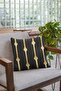 Black Decorative Premium Fabric Double Sided Throw Pillow Pillow Case Hidden Zipper 43x43cm Krl1025 - 4