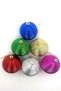 Striped Patterned Cute Ball 6 Cm 6-Piece Christmas New Year Pine Tree Ornament Stringed Colorful Colored Balls - 2