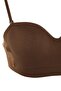 Dark Brown Seamless/Seamless Underwire-Free Covered Strapless Knitted Bra Thmaw23Su00069 - 8