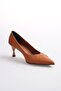 Nina Tan Color Drawstring Women's Heeled Shoes - 6