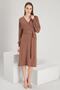Double Breasted Collar Dress (b21-36900)