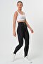 Women's High Waist Ring Zipper Detailed Tights - 8