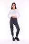 Smoked Color Velvet Sweatpants - Pajamas - Jogger Model
