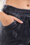 Smoked Color Velvet Sweatpants - Pajamas - Jogger Model - 6