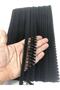 Black Crossed Decorative Fringe Ribbon Tassel – Decorative Ribbon, Stylish Design, Women's Accessory – Decor - 3