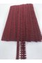 Burgundy Crossed Decorative Fringe Ribbon Tassel – Decorative Ribbon, Stylish Design, Women's Accessory – Decor