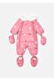 Baby Hooded Astronaut Romper Dusty Rose 2624