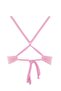 Purple Textured Triangle Push up Bikini Top Tbess21Bu0010 - 8