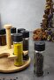 Ginger 8-Piece Rotating Platform Spice Set, Round 8-Piece Spice Set with Wooden Stand - 2