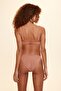 Maggie Underwire Long Triangle Bikini Single Top Bronze229111 - 2