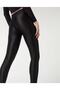 Women's Black High Waist Shiny Smoothing Disco Tights