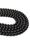 8 Mm Black Tourmaline Stone String Aa