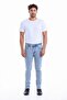 Blue Dynamic Fit Straight Cotton 5 Pocket Jeans - 4