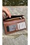 Genuine Leather Women's Wallet with Back Placket and Plenty of Card Holders - 4
