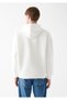 Logo Printed Hooded White Sweatshirt 067149-70057 - 4