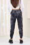 Smoked Color Velvet Sweatpants - Pajamas - Jogger Model - 4