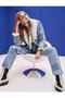 Women's Faux Fur Color Block Denim Jacket 3wal50052md