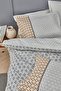 Taren Double Ranforce Duvet Cover Set - Gray - 3