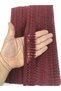 Burgundy Crossed Decorative Fringe Ribbon Tassel – Decorative Ribbon, Stylish Design, Women's Accessory – Decor - 2