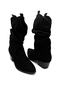 Women's Suede Cowboy Boots - 3