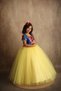 Snow White Costume Birthday Concept Fluffy Dress Cotton Girl - 4