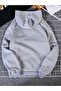 Hooded Oversize Printed Sweatshirt - 2