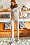 Women's Stone Thick Corded Raised Tights TYT-19000077