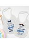 Kids Circumcision Designed 2-Piece White Baby Bib-3