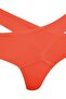 Kırmızı Cut Out Detaylı Hipster Yüksek Bel Bikini Altı TBESS20BA0184 - 7