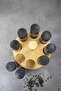 Ginger 8-Piece Rotating Platform Spice Set, Round 8-Piece Spice Set with Wooden Stand - 5