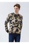 Crew Neck Mustard Men's Sweatshirt Taska