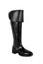 Women's Genuine Black Leather Over-The-Knee Zippered Bihter Boots 052 - 2