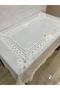 Musamba Lace Look PVC White 140*180 cm Tablecloth