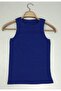Crew Neck Cotton Camisole Ribbed Crop Blouse