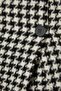 تنورة شورت منسوجة بنقشة Houndstooth باللون الأسود TWOAW23SR00055 - 7