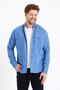 Men's Blue Double Pocket Snap Button Slim Fit Denim Shirt-tcktgmlkr02s - 4