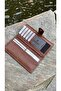 Genuine Leather Women's Wallet with Back Placket and Plenty of Card Holders - 6