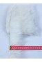 Wide White Faux Fur Artificial Plush Strip Width 5 cm Price Is for 1 Meter. Plush Fur Ribbon Decorative Ribbon - 2