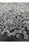 100gr 14mm Transparent Color Cube, Cubic Model Acrylic Beads, jewelry, bag Beads (100GR,~80PCS) - 2