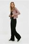 Tıssat Black Non-Fading Super High Waist Wide Leg Denim Jeans - 2