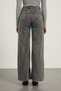 Godiva Smoked Non-Fading High Waist Wide Leg Denim Jeans - 3