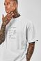 Black Front Printed Oversize T-Shirt
