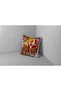 Santa Claus, New Year Patterned Red Throw Pillow Case, Merry Christmas, Christmas New Year, New Year Gift - 6