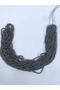 Shiny Anthracite Color String Sand Beads 1 String – Beads, Stylish Design, Women's Accessory – Beads