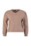 Taş Bisiklet Yaka Selanik İnce Örme Büyük Beden SweatshirtTBBAW23AO00069 - 5