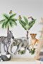 Large Size African Adventure Kids Room Wall Sticker - 2