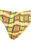 Ekose Desenli Bağlamalı Normal Paça Bikini Altı TBESS23BA00034 - 7