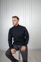 Full Turtleneck Patterned Black Knitwear Sweater - 4